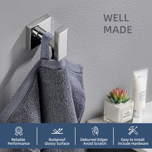 Bathroom Towel Hook (Polished Chrome)