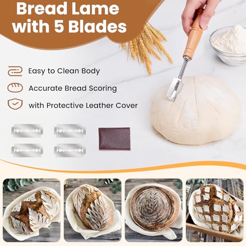 Danish Dough Whisk with Sourdough Tools