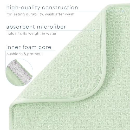 Dish Drying Mat (Mint Green / 18" x 24")