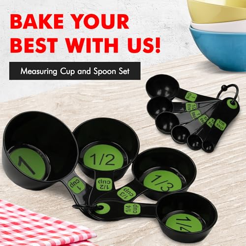 Easy to Ready Plastic Measuring Cup Set