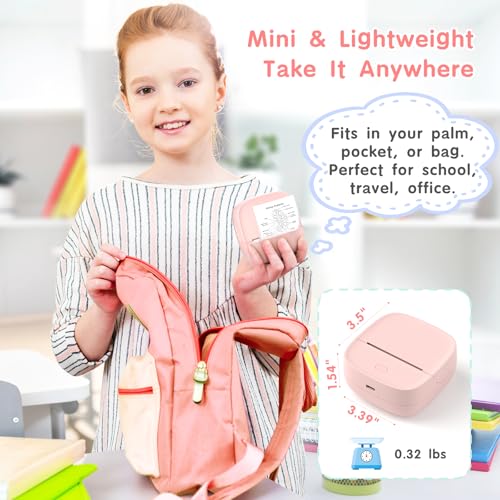 JD 23 Sticker Printer (Pink)