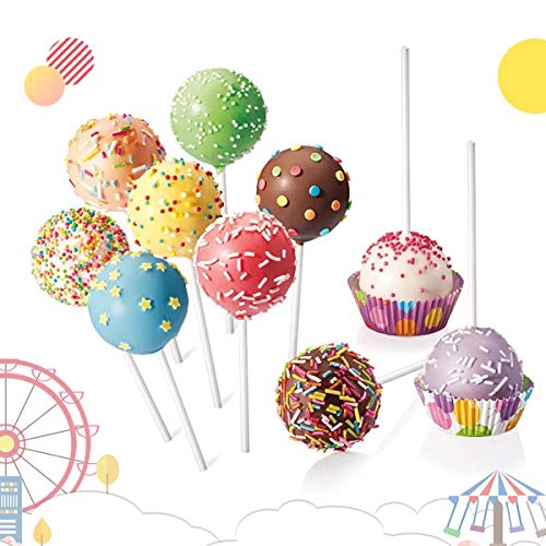 20 Cavity Silicone Cake Pop Mold Set With Lollipop Sticks (Cake pop)