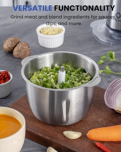Food Processor (Bright Silver and Black)