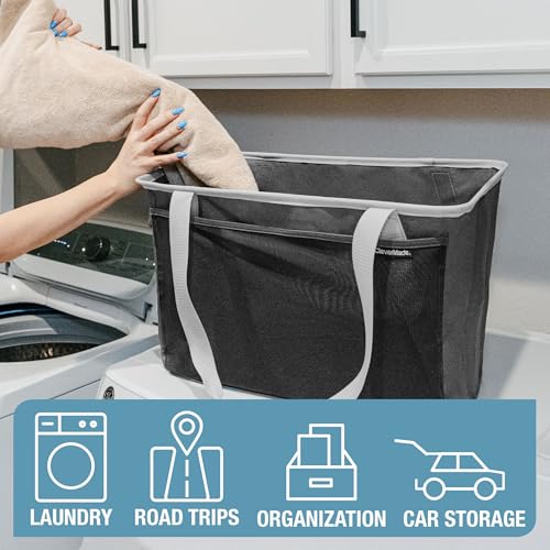 Collapsible Tote Basket MAX (Gray/Gray / 64l - 2 Pack)