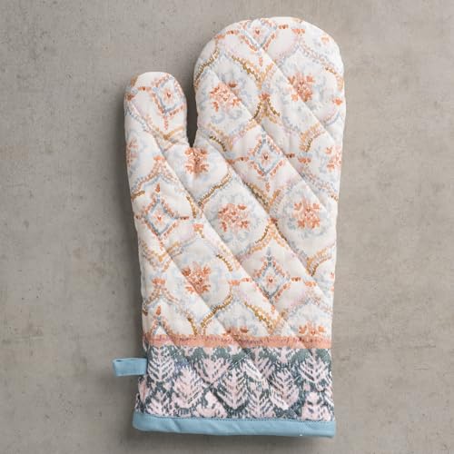 Maison d'Hermine Oven Gloves 100% Cotton Oven Mitt (022 - Fair Isle / 7.5" x 13" (Oven Mitt))