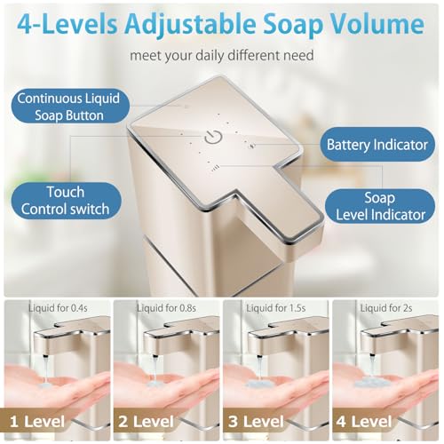 Automatic Liquid Soap Dispenser Touchless Soap Dispenser 380ml