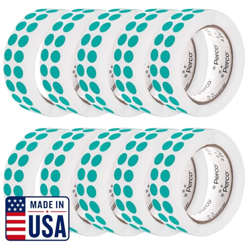 Teal Perforated Round Circle Dot Sticker 1 (Teal / 0.5 Inch)