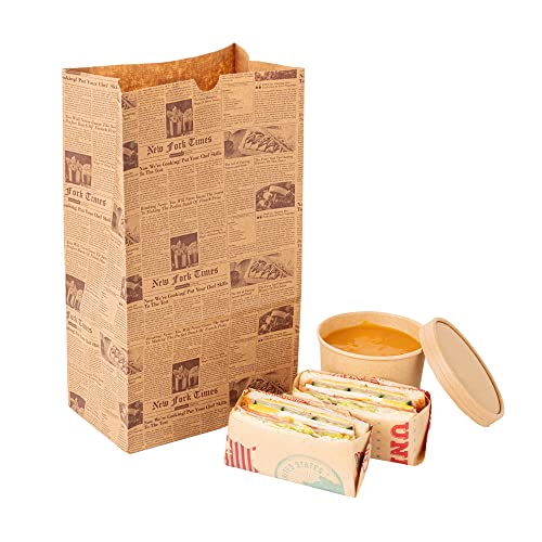 Kraft Paper Newsprint Bag (12 lb / Kraft Newsprint)