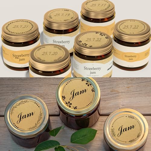 500pcs 2" Canning Labels (Kraft-a / 2 inches)