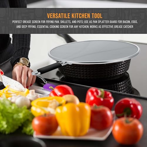 3 Piece Stainless Steel Splatter Guard Set
