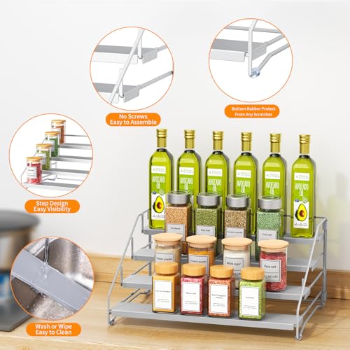 Spice Rack Organizer for Cabinet