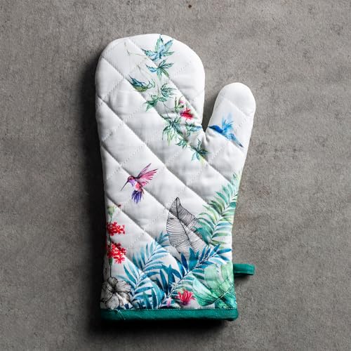 Maison d'Hermine Oven Gloves 100% Cotton Oven Mitt (011 - Tropiques / 7.5" x 13" (Oven Mitt))