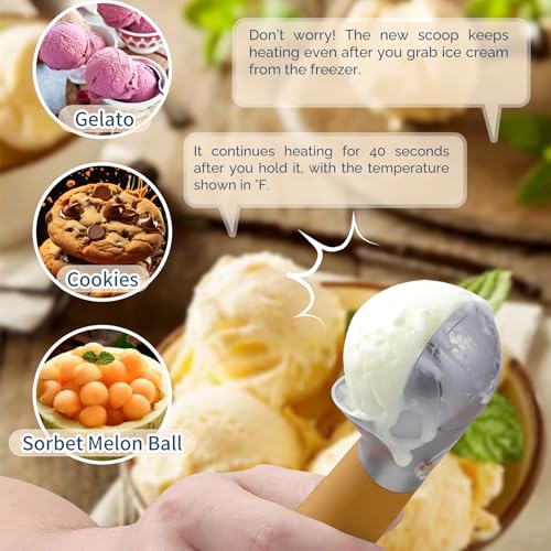 Heated Ice Cream Scoop Rechargeable (Olive Evergreen / 2 oz)