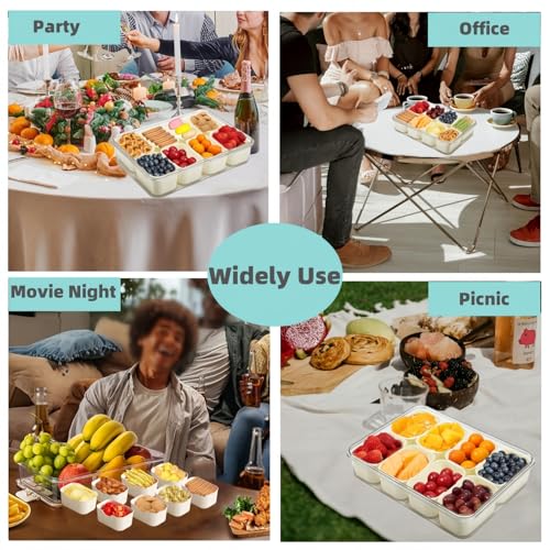 Snackle Box Container (1PC 8 Compartments)