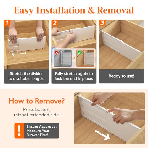8" Tall Drawer Dividers (8 Count)