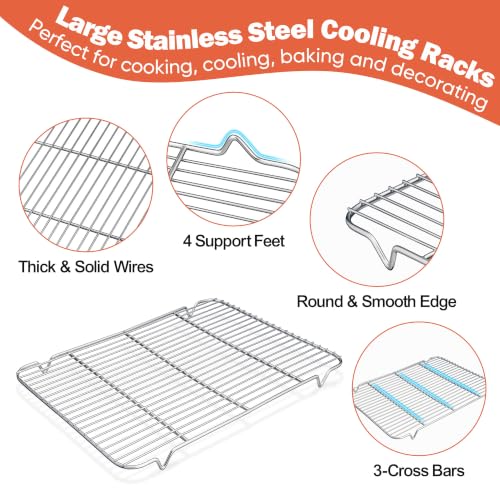 2 Pack Cooling Racks (18.9*12.6 Inch)