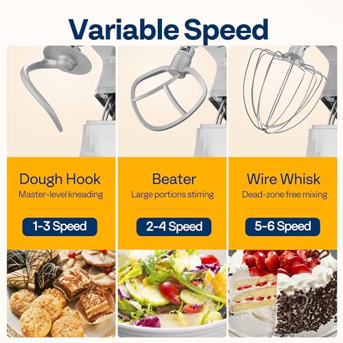 9-in-1 Stand Mixer with Fermentation & Timer, 7.5-Quart, Silver (9-in-1 / Silver)