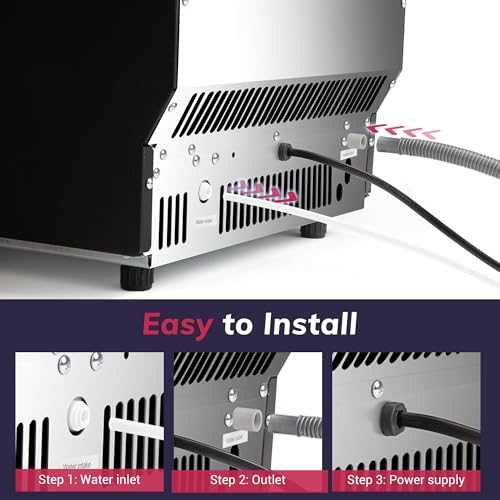 Commercial Ice Maker Machine (Silver)