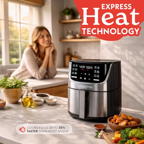 Air Fryer 7 Qt Basket Capacity (7 Qt Stainless Steel)