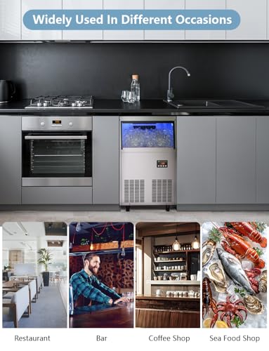 Commercial Ice Maker Machine (200 lbs/24 h)