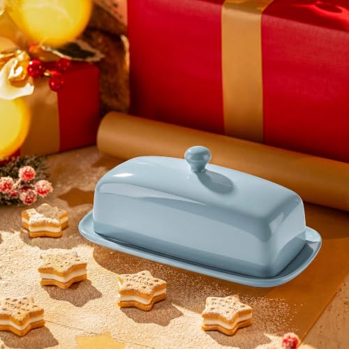 Butter Dish with Lid (Bluish Grey)
