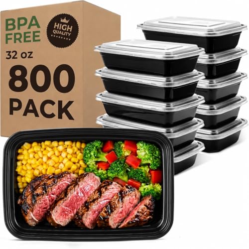 Glotoch Meal Prep Containers 32oz 800 Pack (32oz-800pc)