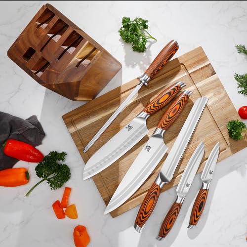 7pcs Knife Block Set (7 Count)