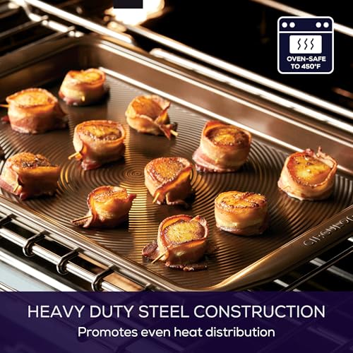 Nonstick Bakeware Set with Nonstick Cookie Sheet (Chocolate Brown / 5 Piece)