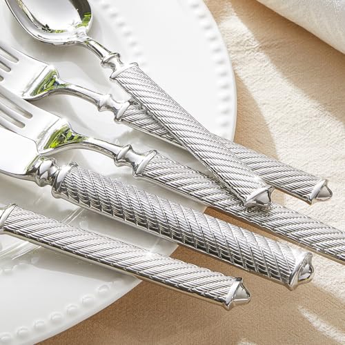 Silverware Set for 6 (30-Piece / Silver)