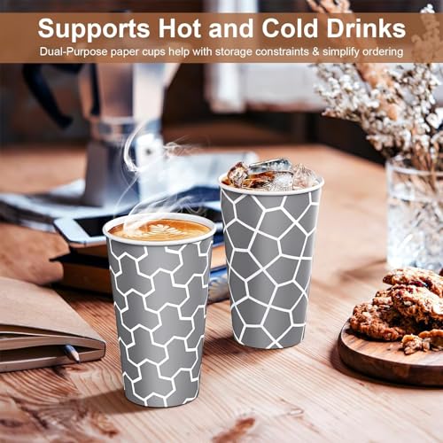 16 oz Paper Cups 180 Pack (16oz-180)