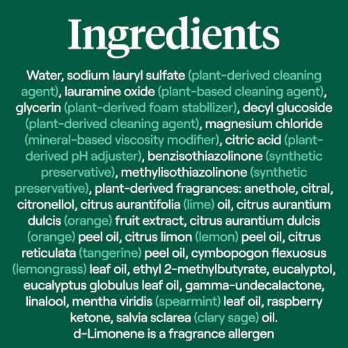 Hand Dish Liquid Yuzu Basil Rejuvenating 19 fl oz (19 Fl Oz (Pack of 1))