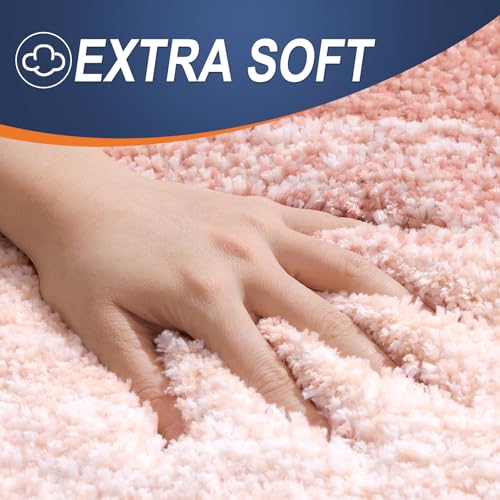 Bathroom Runner Rug 47x20 (47" X 20" / Peach)