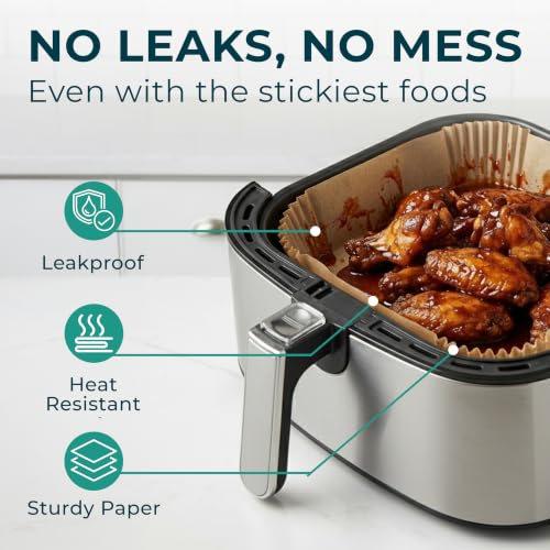 Cathy Yoder's AirFryer Paper Liners (8 inch - Square)