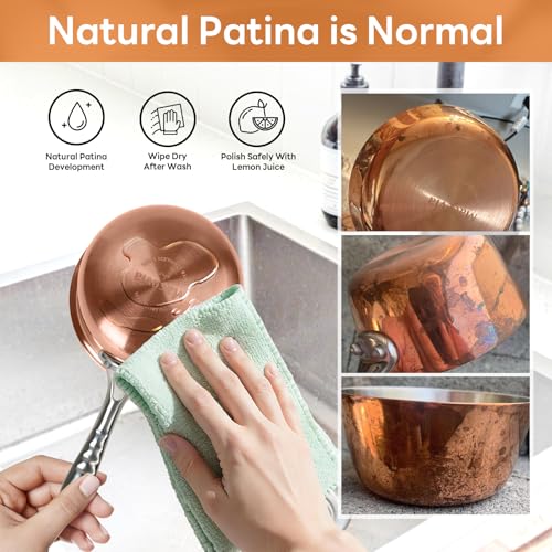 Mini Sauce Pan with Lid (0.34 QT / Pure Copper)