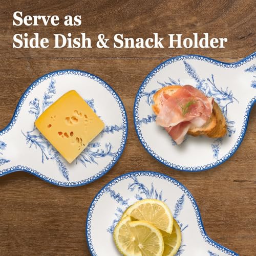 Blue Garden Toile De Jouy Spoon Rest for Stove Top (Blue Garden Toile De Jouy)