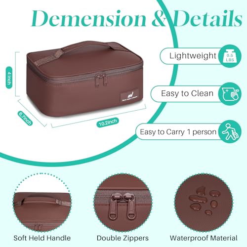 NOL Insulated Lunch Bag for Adults (Coffee / Small (4.5 Liters))