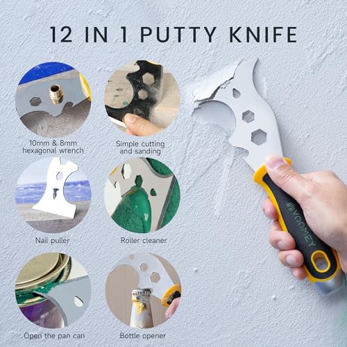 Putty Knife Set (3pcs(6in+2in+12 in1))