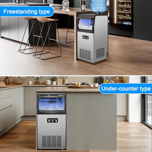 Commercial Ice Machine 120LB (120lbs/Day / Dual water inlet)