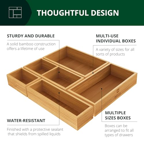 Premium Carbonized Bamboo Decorative Boxes