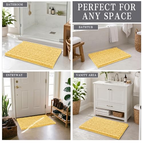 Bathroom Rugs Non Slip Washable