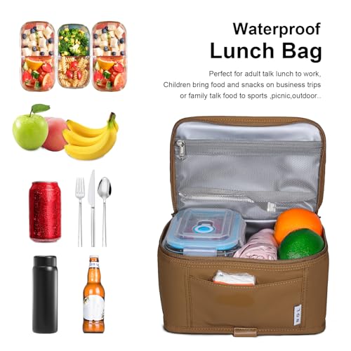 NOL Small Lunch Bag Mini Lunch Box Insulated Lunch Bag for Men