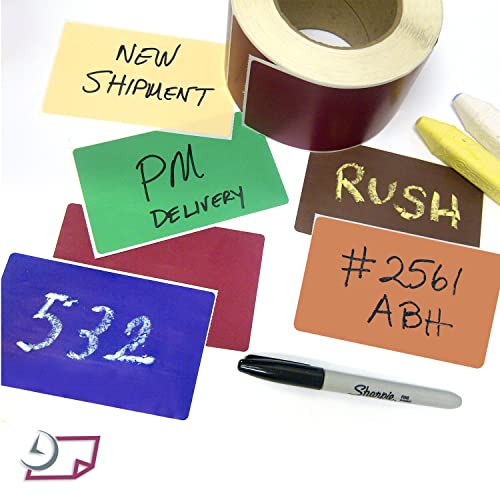 500 Rectangle Stickers (Tan)