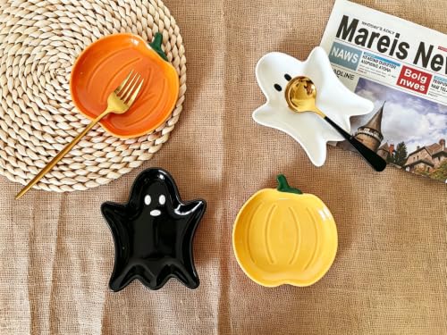 Ceramic Spoon Rest for Stove Top (Orange)