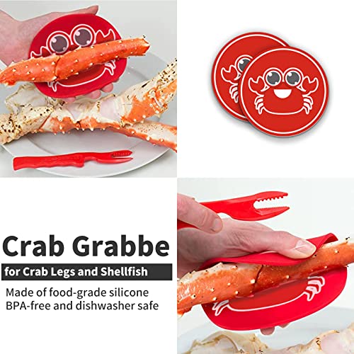 33 Pcs Crab Crackers and Tools Set with 4 Crab Leg Crackers