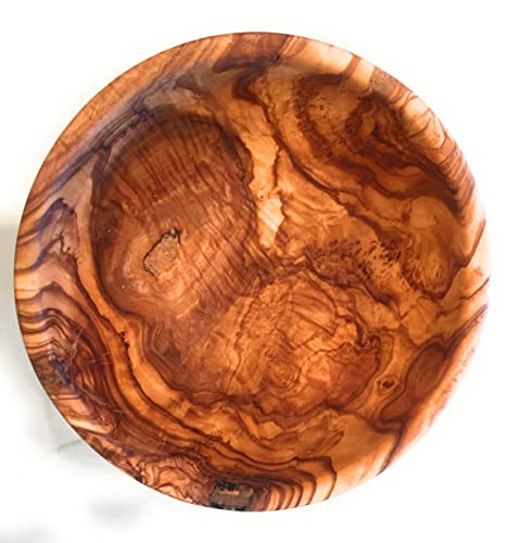 12" Artisan Olive Wood Serving Bowl (XXL 12 inch)