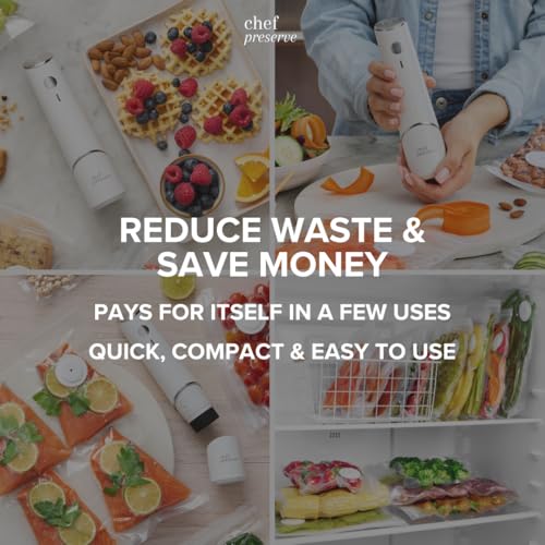 Reusable Vacuum Sealer Bags for Food (100 Count)