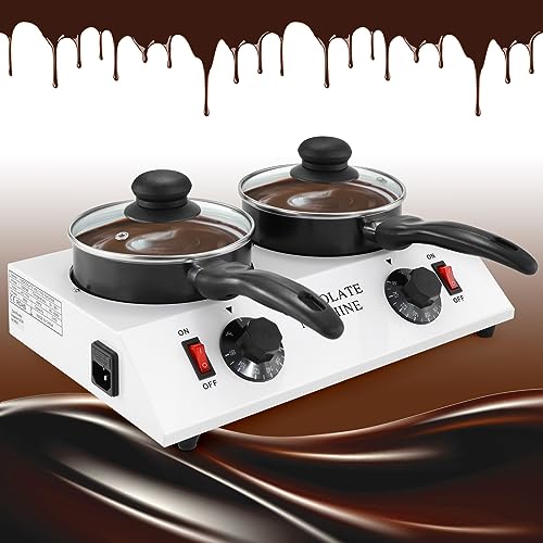 Chocolate Melting Pot Electric Chocolate Melter Warmer Dual (Double Pots)