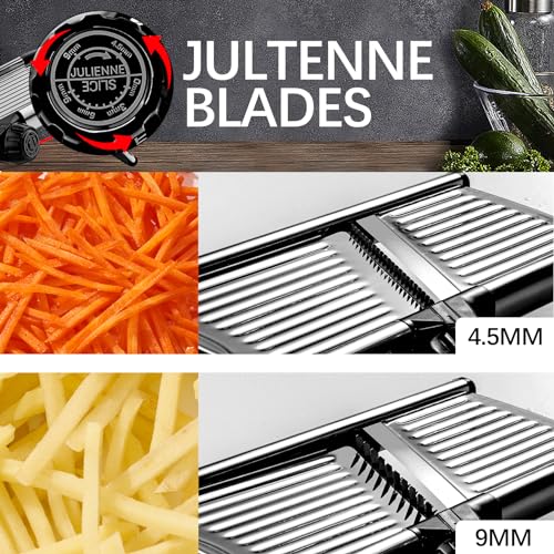 Mandoline Slicer for Kitchen (Silver)