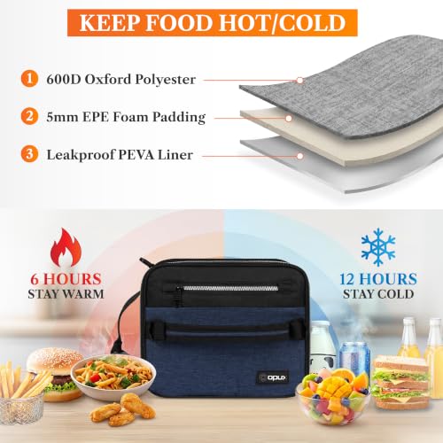 Insulated Lunch Bag for Men Women Kids