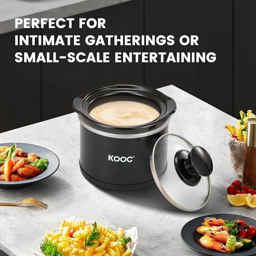 0.65 Qt Mini Slow Cooker with Free Liners Included